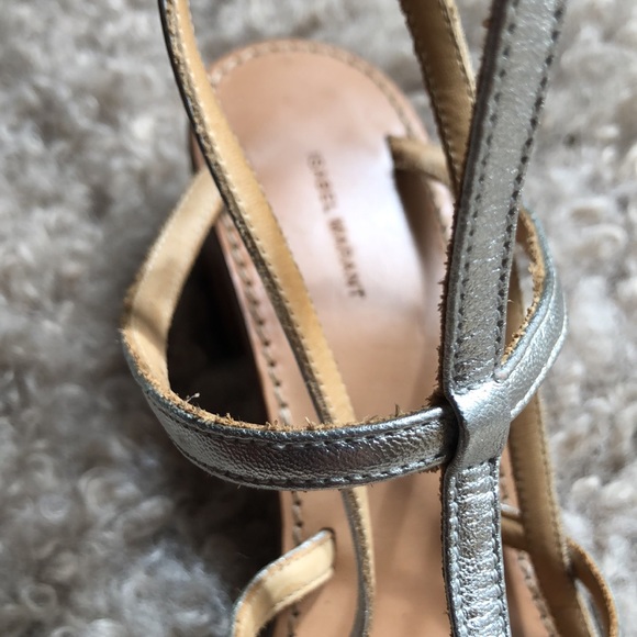 Gorgeous Isabel Marant Gladiator Silver Sandals 39 - Picture 3 of 11
